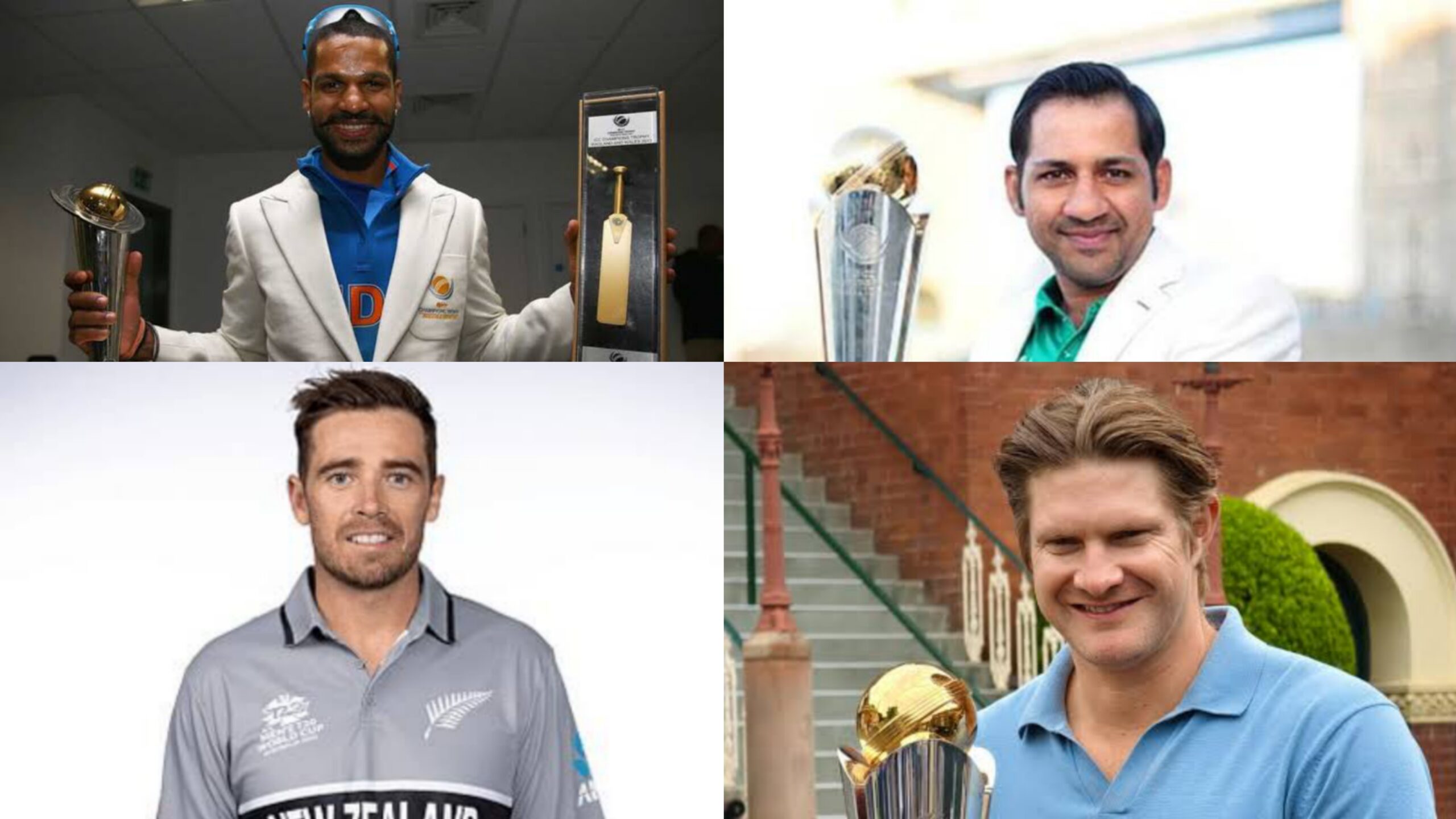 Sarfaraz, Dhawan, Watson and Southee Announced Champions Trophy Ambassadors Sarfaraz, Dhawan, Watson and Southee Announced Champions Trophy Ambassadors