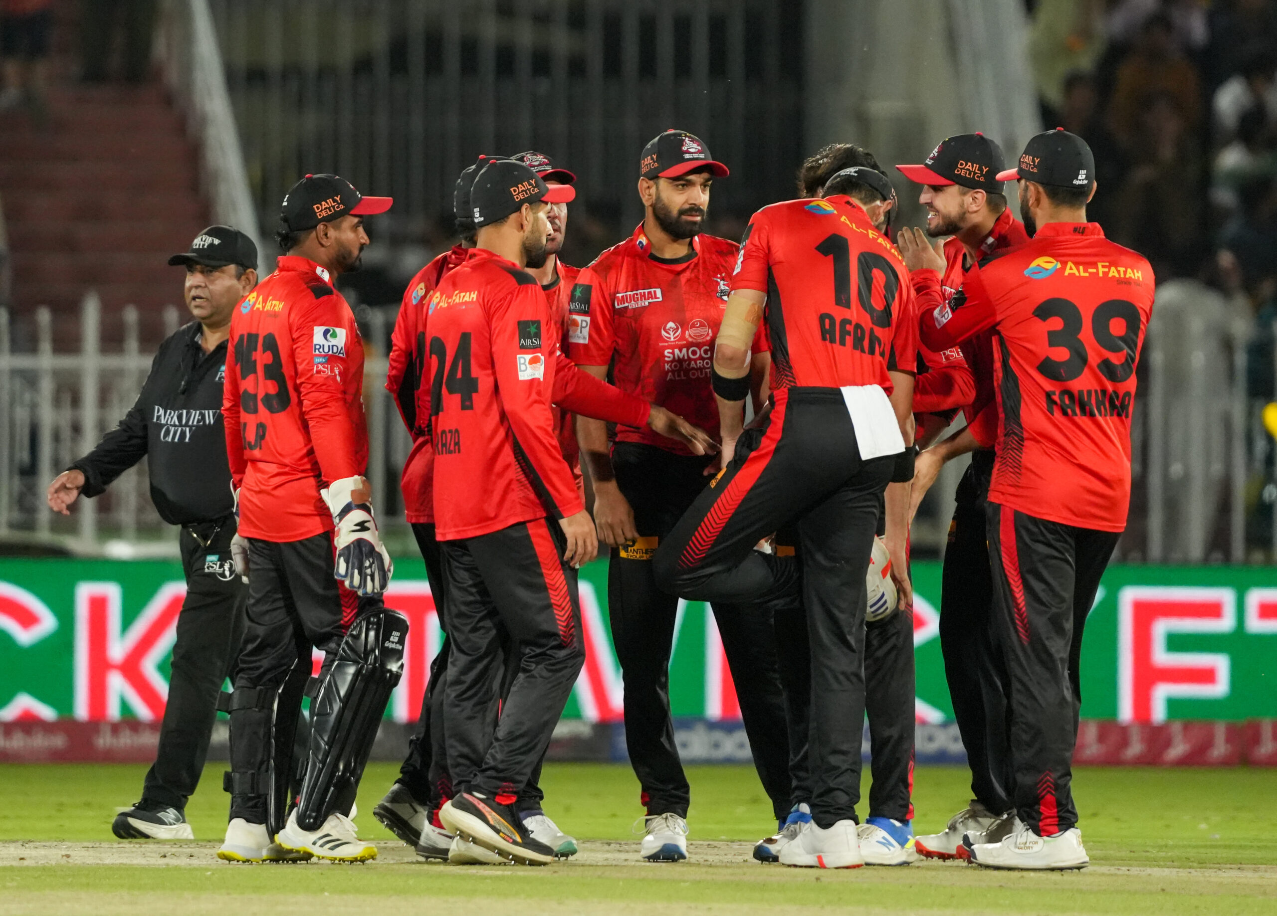 Lahore Qalandars oust Peshawar Zalmi to book their place in the playoffs Lahore Qalandars oust Peshawar Zalmi to book their place in the playoffs