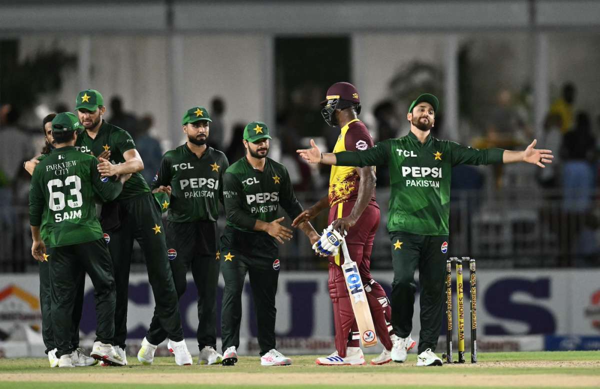 Pakistan seal T20I series with tense 13-run victory against West Indies Pakistan seal T20I series with tense 13-run victory against West Indies