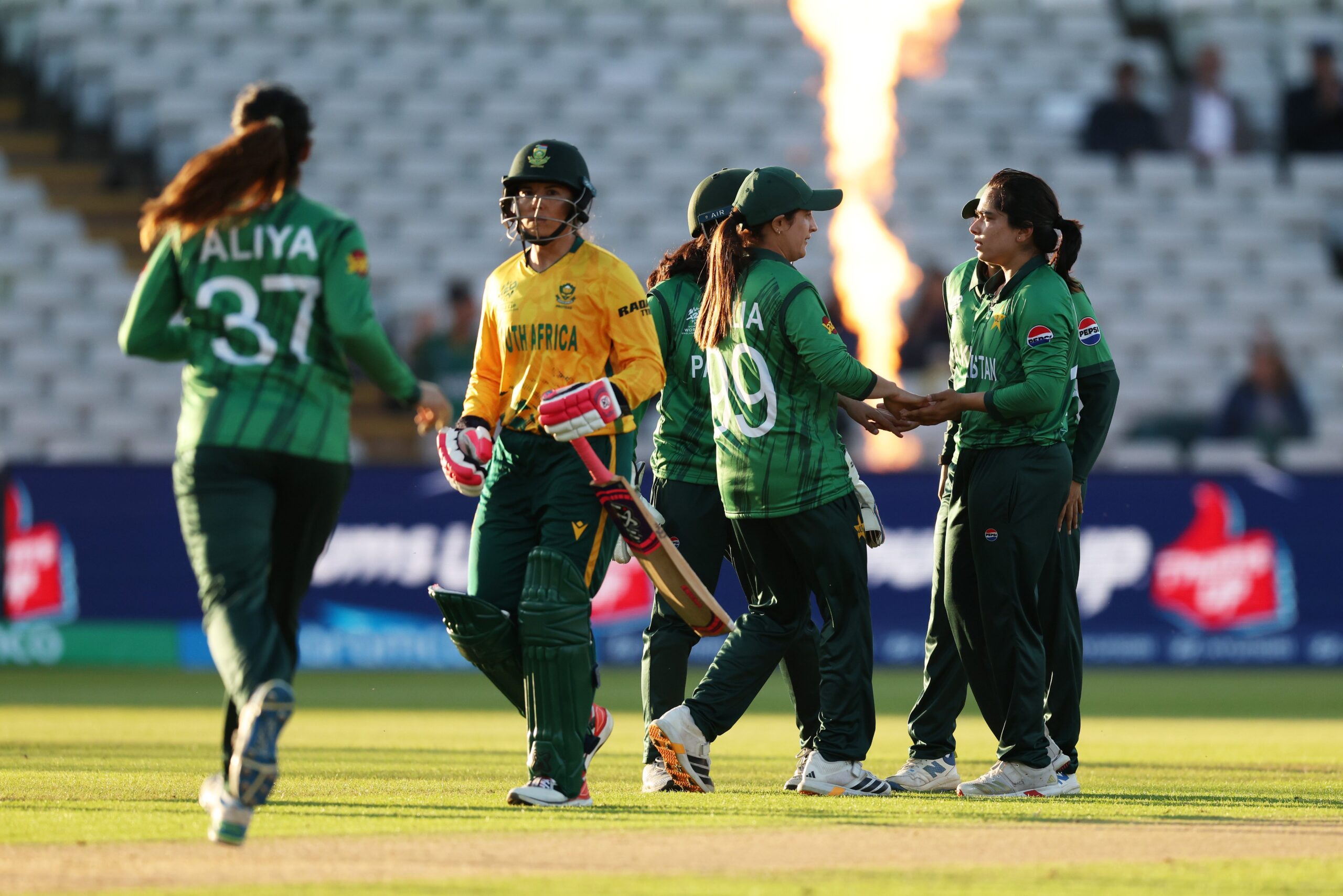 Fatima Sana Shines but Pakistan Slip to Second Straight T20 World Cup Defeat Fatima Sana Shines but Pakistan Slip to Second Straight T20 World Cup Defeat